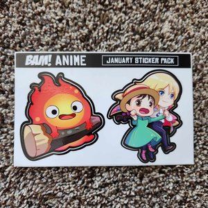 Howl's Moving Castle Decal Stickers - Bam Box exclusive